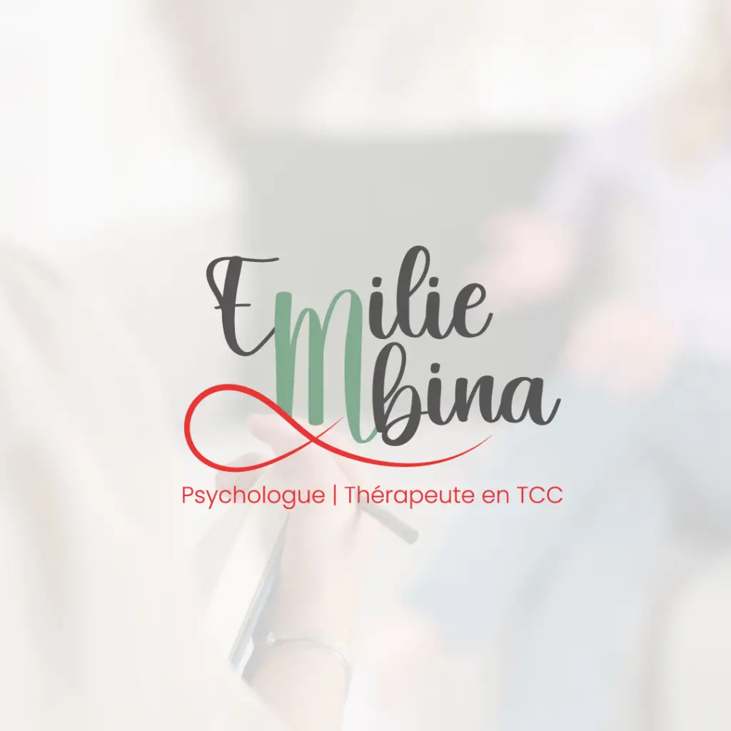 Logo et identité graphique d’Émilie Mbina, psychologue à Poitiers